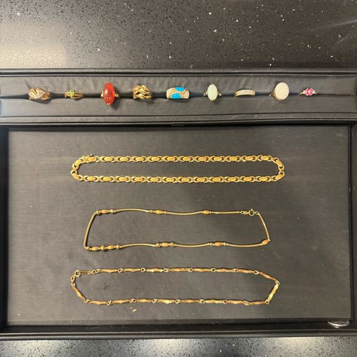 金 ネックレス・リング おまとめの買取実績